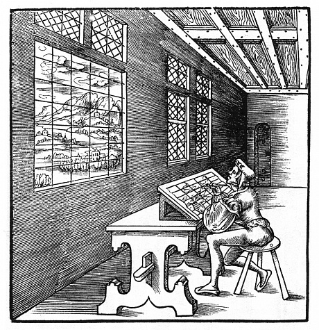 Count Johann, Interpretation of Alberti’s Idea of Equipping the Picture Frame with a Grid, 1531Count Johann1531