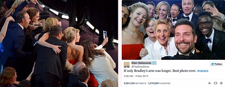 Ellen DeGeneres, Selfie, Oscar Nominations 2014Ellen DeGeneres2014